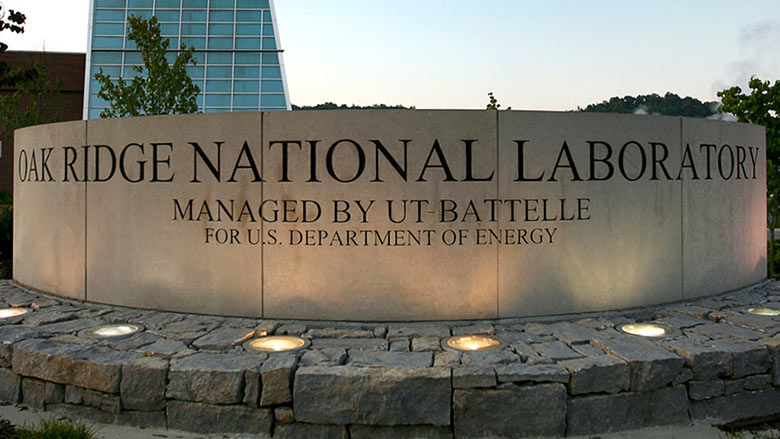 Oak Ridge National Lab signage
